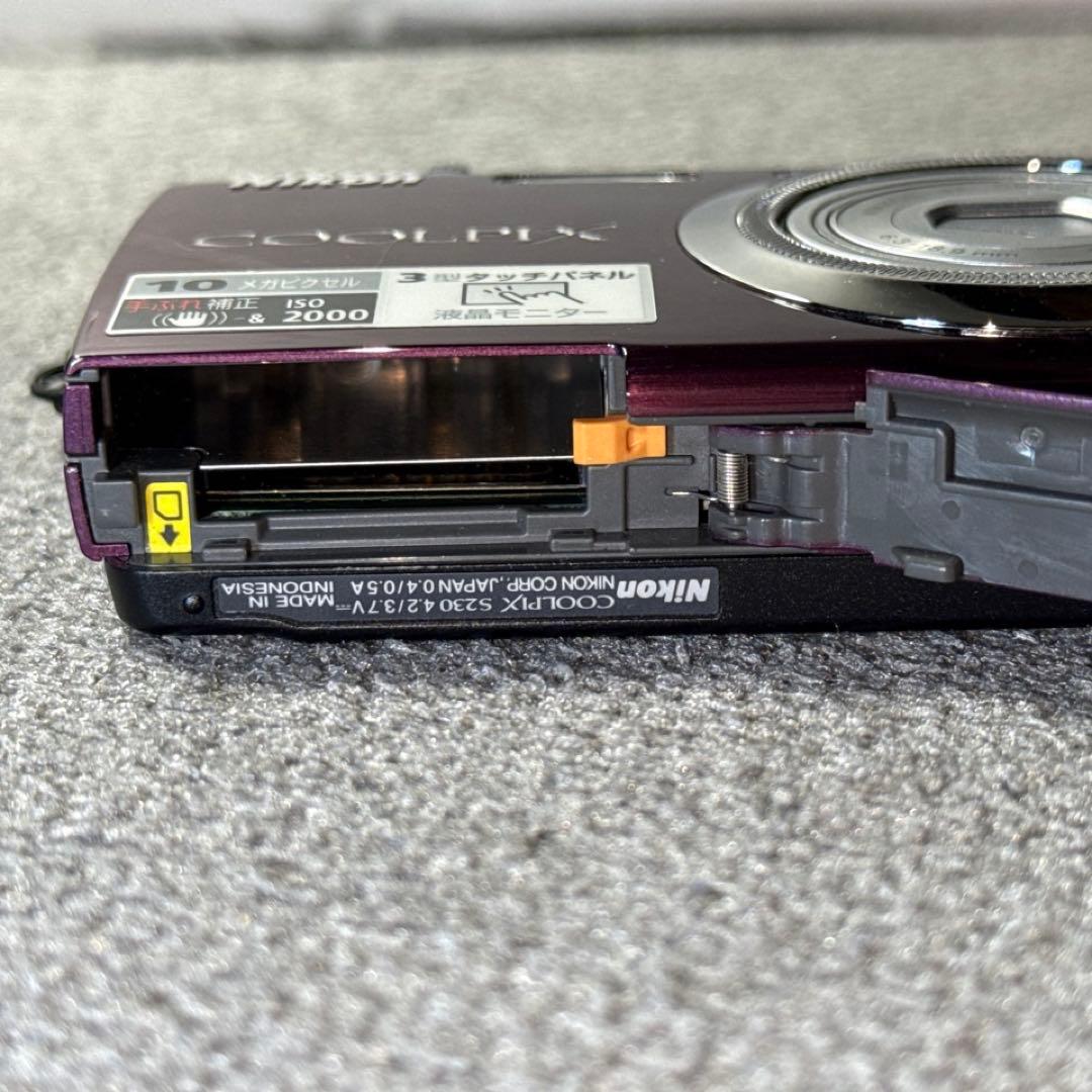 美品 Nikon coolpix S230 バッテリーx2個付き