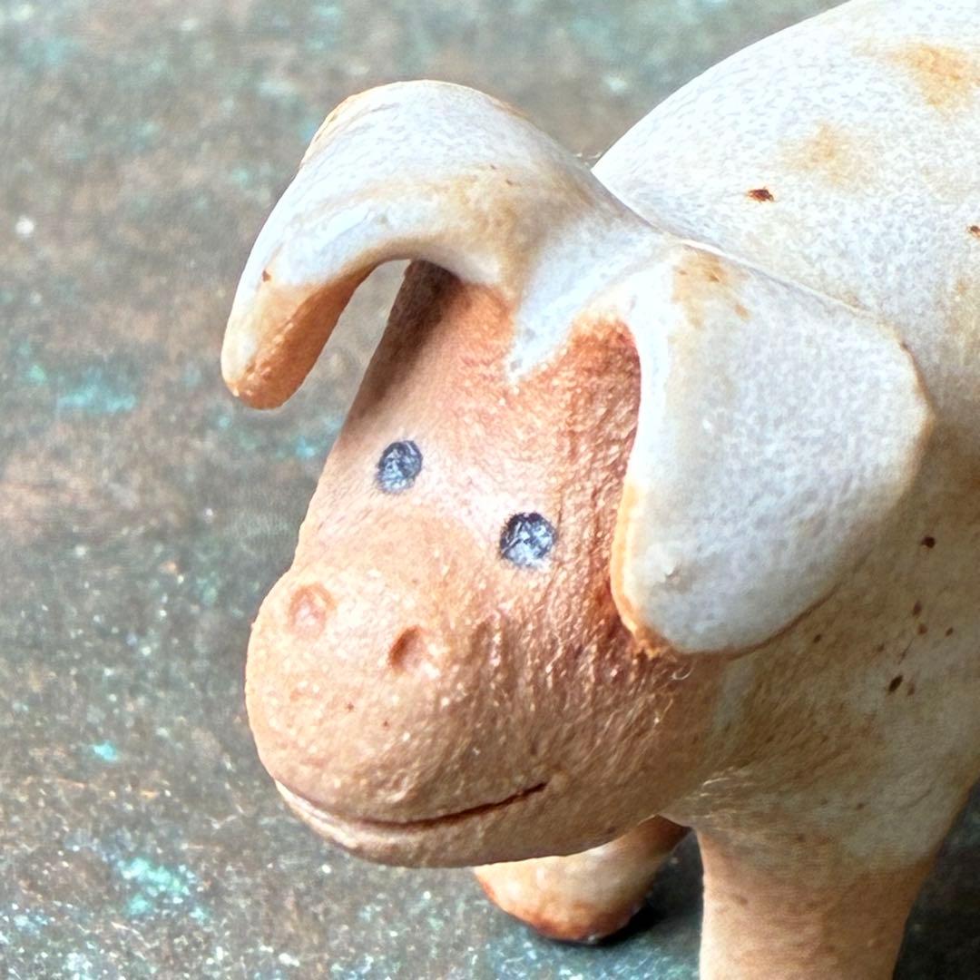 Rutebo ルーテボ フィギュア 小さなブタさん 北欧ビンテージ