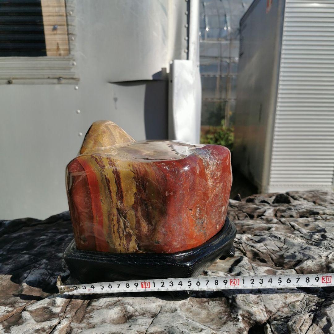金華のジャスパー　19.2キロ　錦紅石　鑑賞石　石　盆石　水石　置物　オブジェ