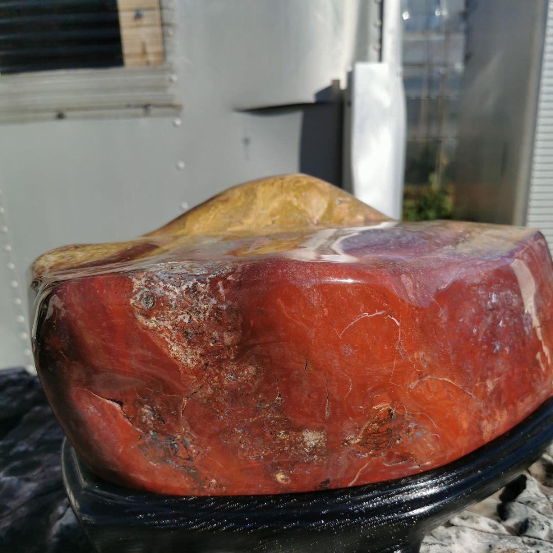 金華のジャスパー　19.2キロ　錦紅石　鑑賞石　石　盆石　水石　置物　オブジェ