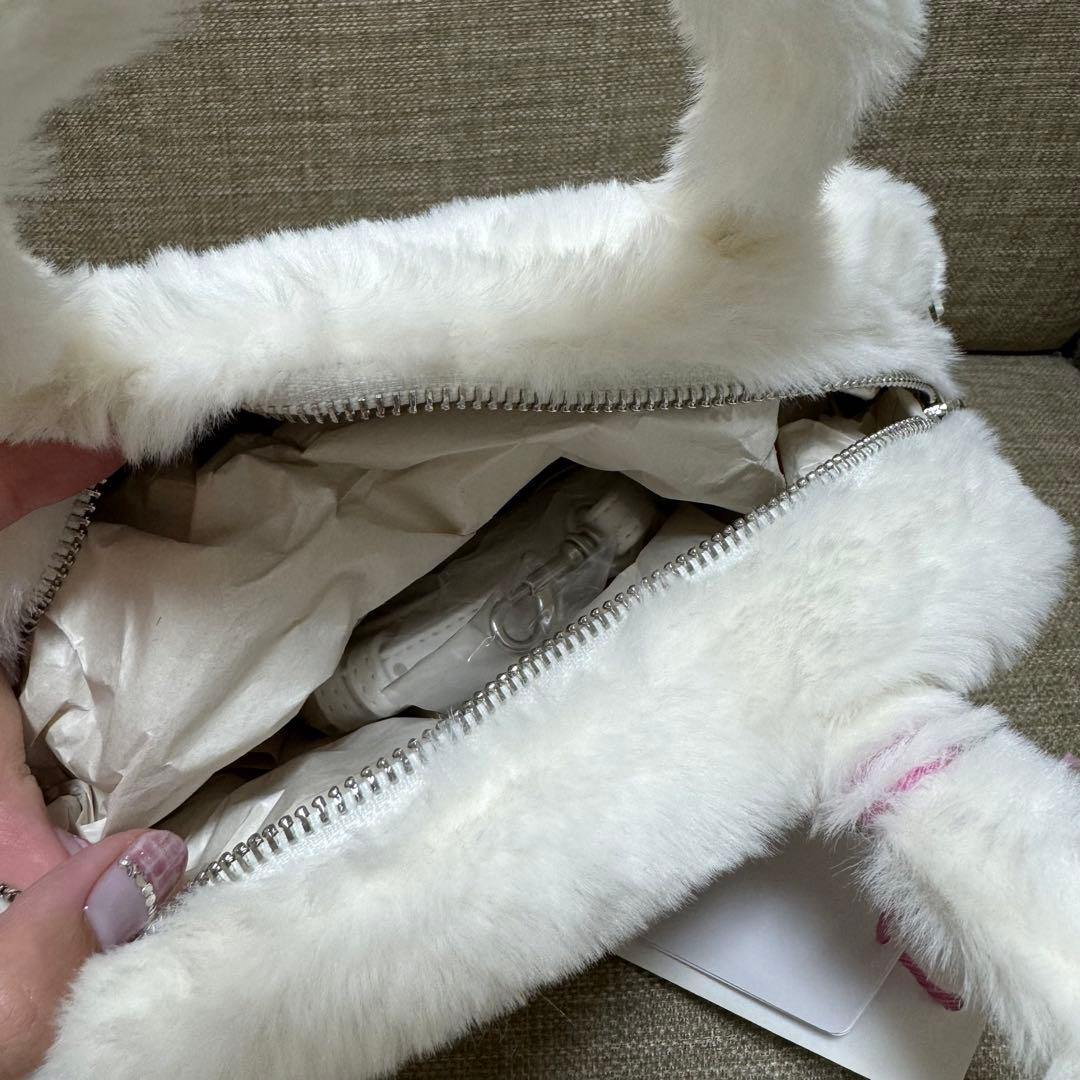 FURFUR エコファースクエアボストンバッグ IVR