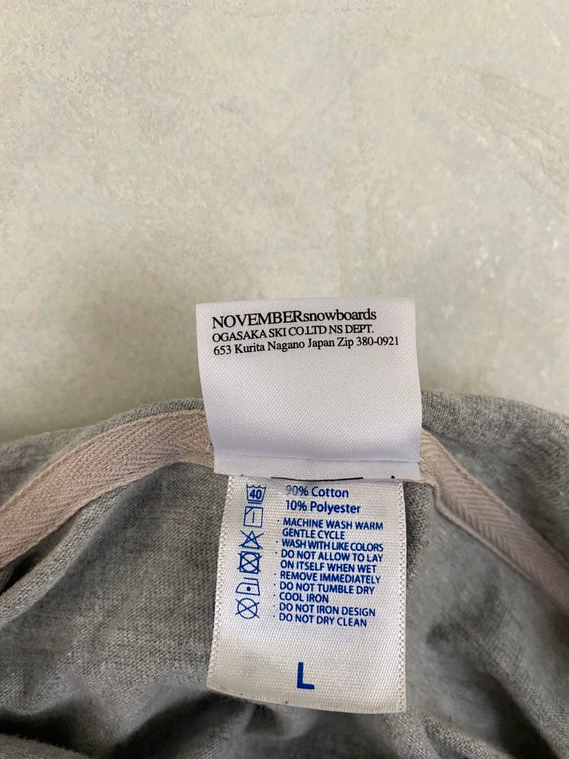 NOVEMBER パーカー L ノーベンバー スノーボード board
