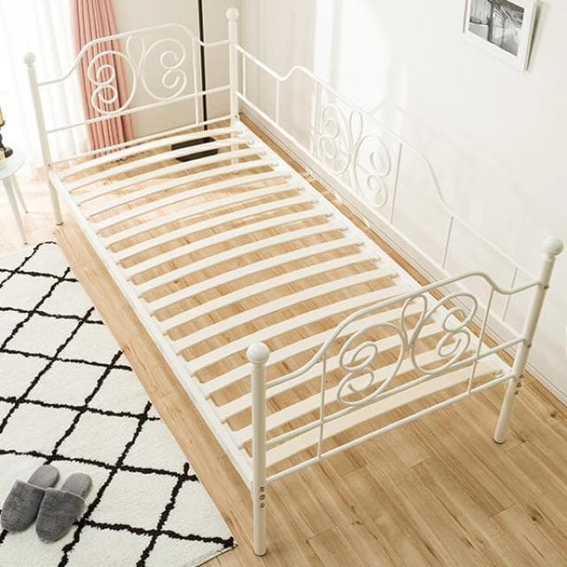 引き取り限定 ニトリ 姫ベッド ベッドフレーム 白