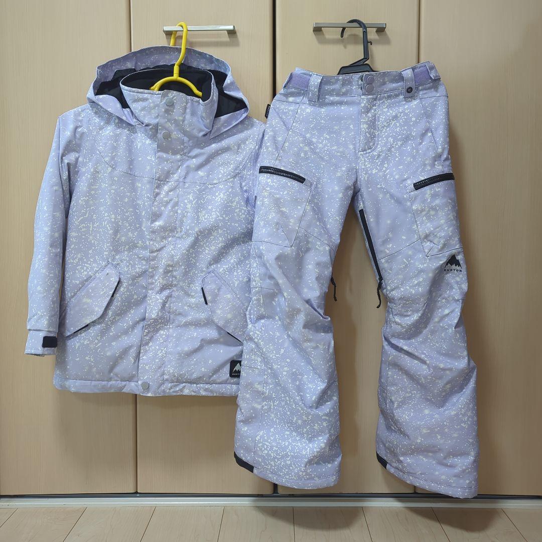 BURTON バートン キッズ スノーボードウェア 23-24 上下セット130