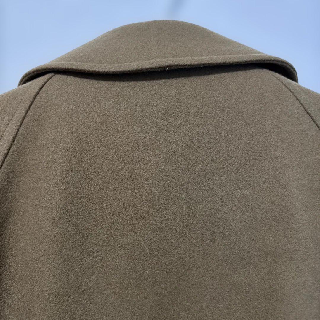 タグ付きmiffew キャメル　 ダブルブレスト ウールコート　定価132000