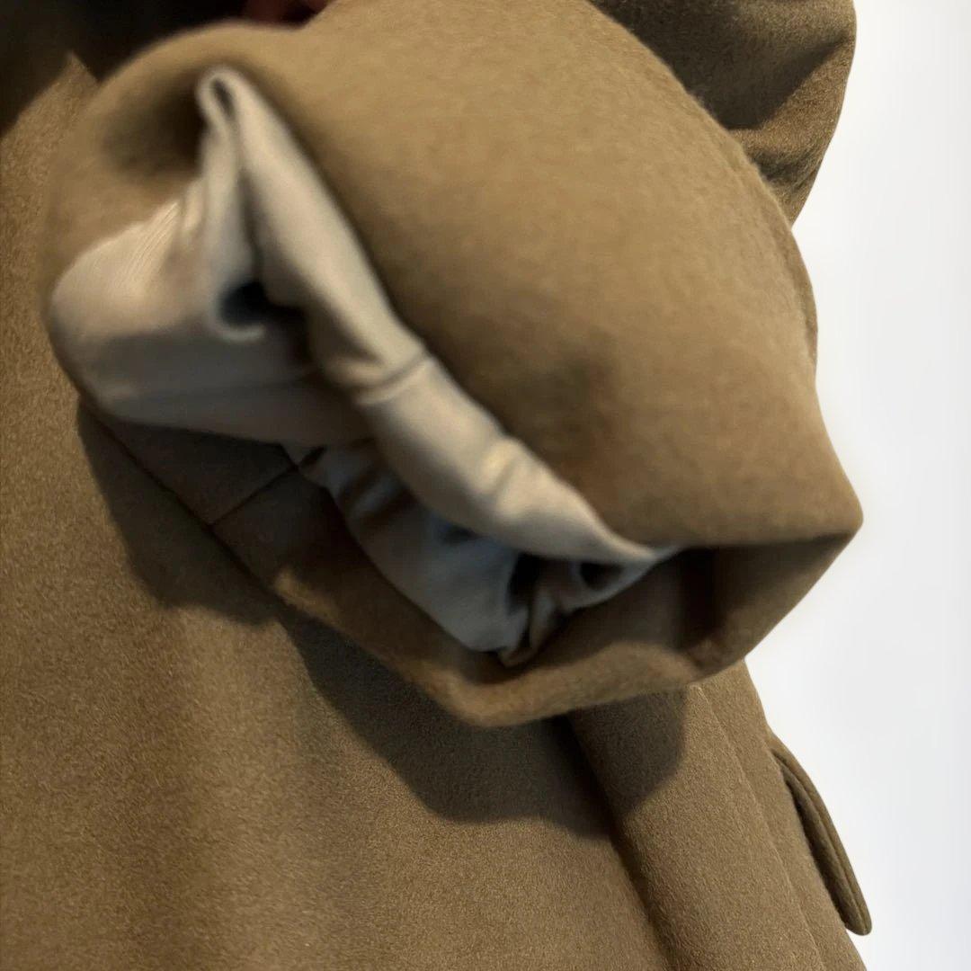 タグ付きmiffew キャメル　 ダブルブレスト ウールコート　定価132000