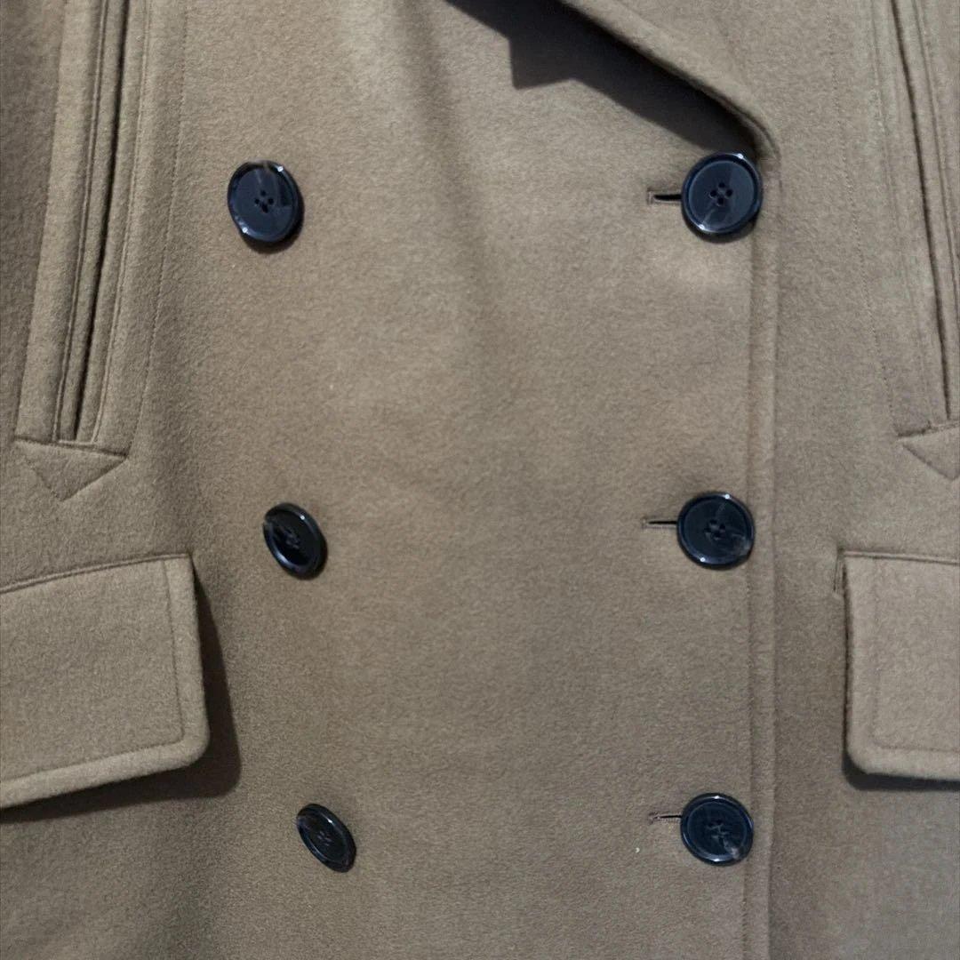 タグ付きmiffew キャメル　 ダブルブレスト ウールコート　定価132000