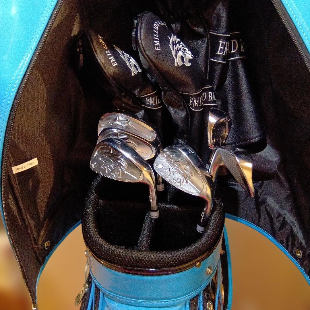 【美品】EMILID BAHAMA ゴルフクラブ 9本・キャディバッグ付き