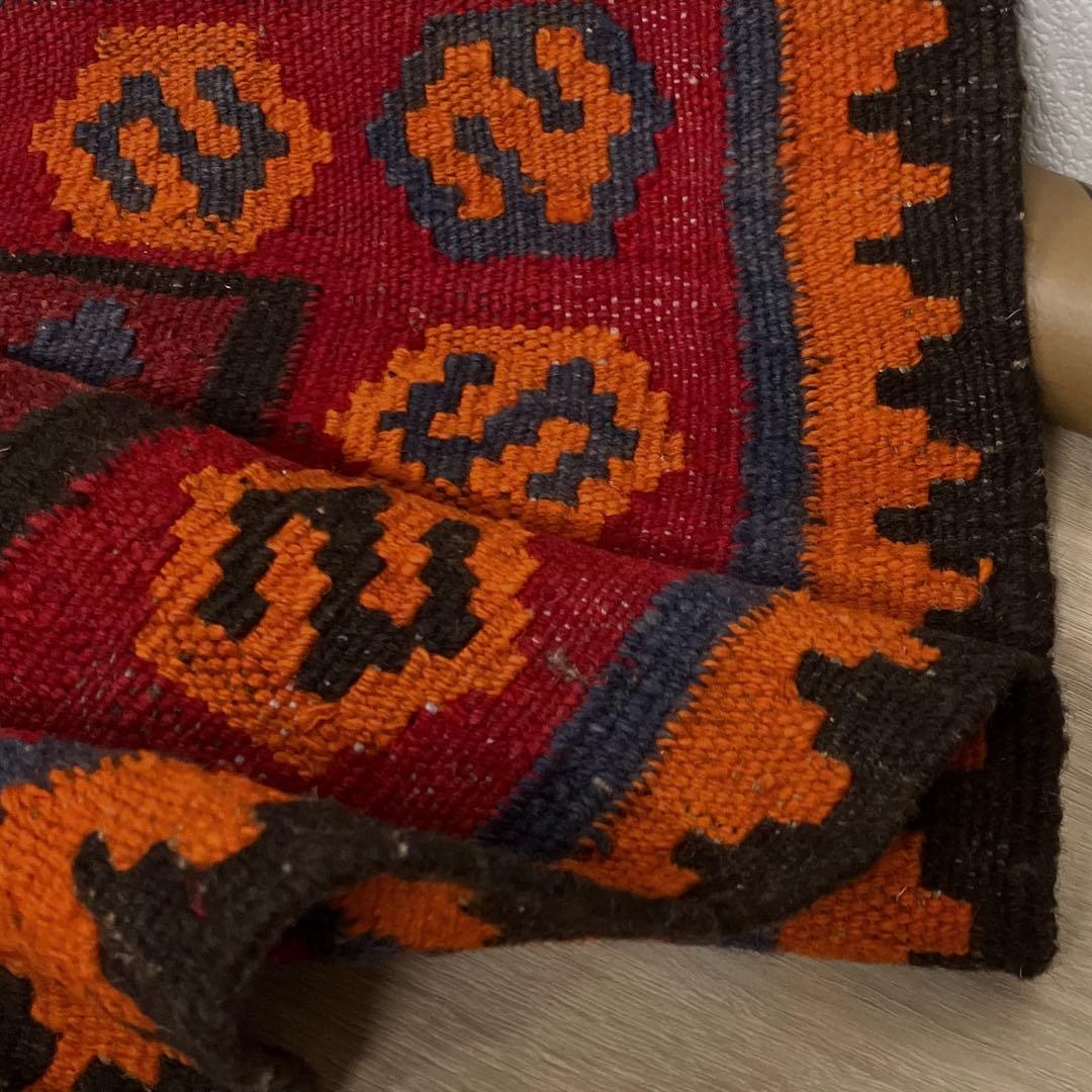 ミニキリム手織りマイマナ 産ビンテージキリムミニラグ55cmx76cm