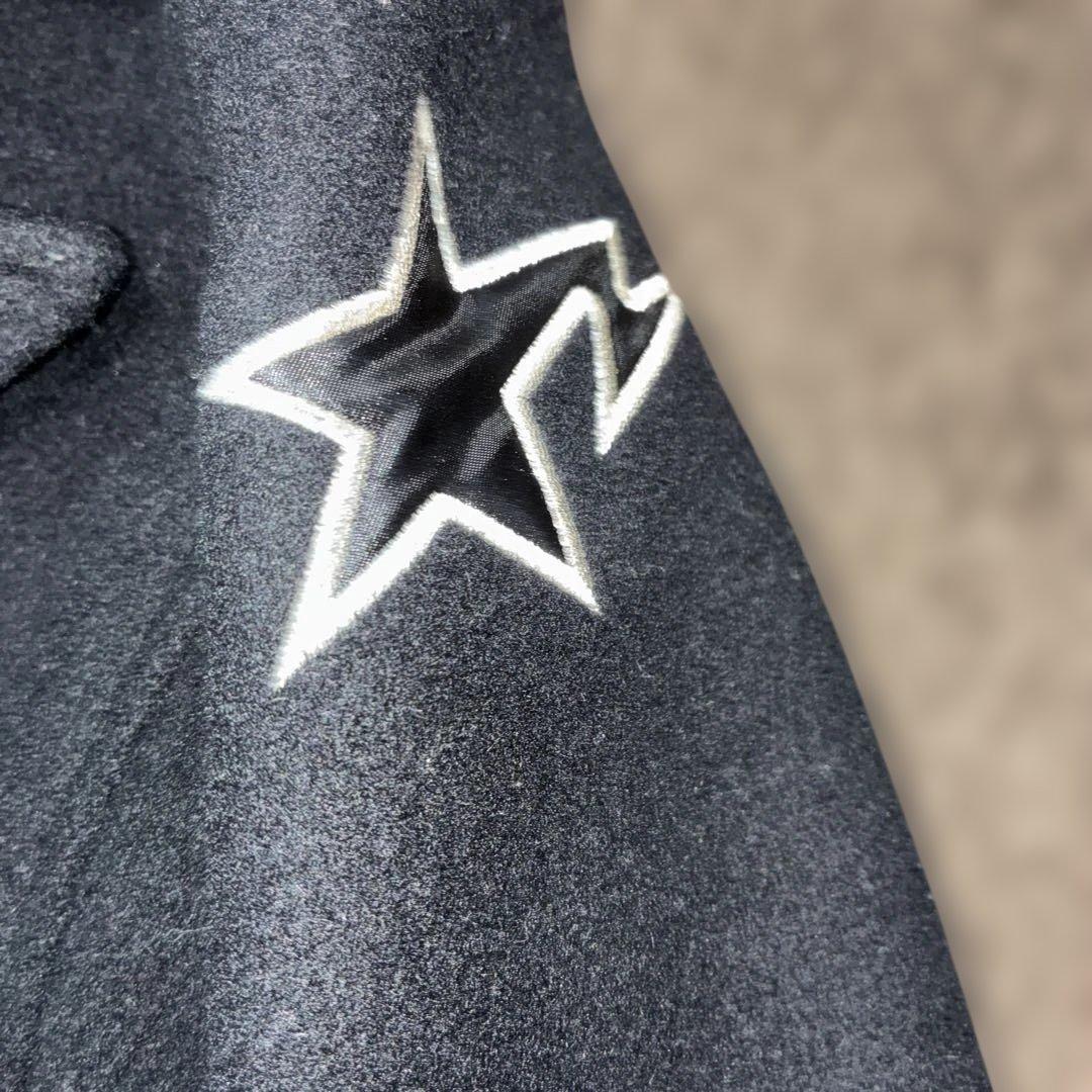 A BATHING APE APPEエイプスター★ レディース ピーコートS黒