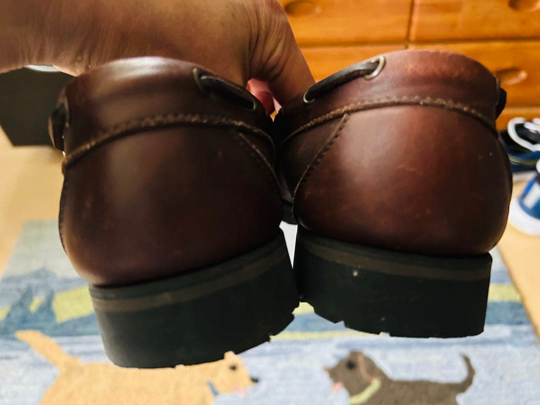 LL Bean バイソンレザーモカシンシューズ