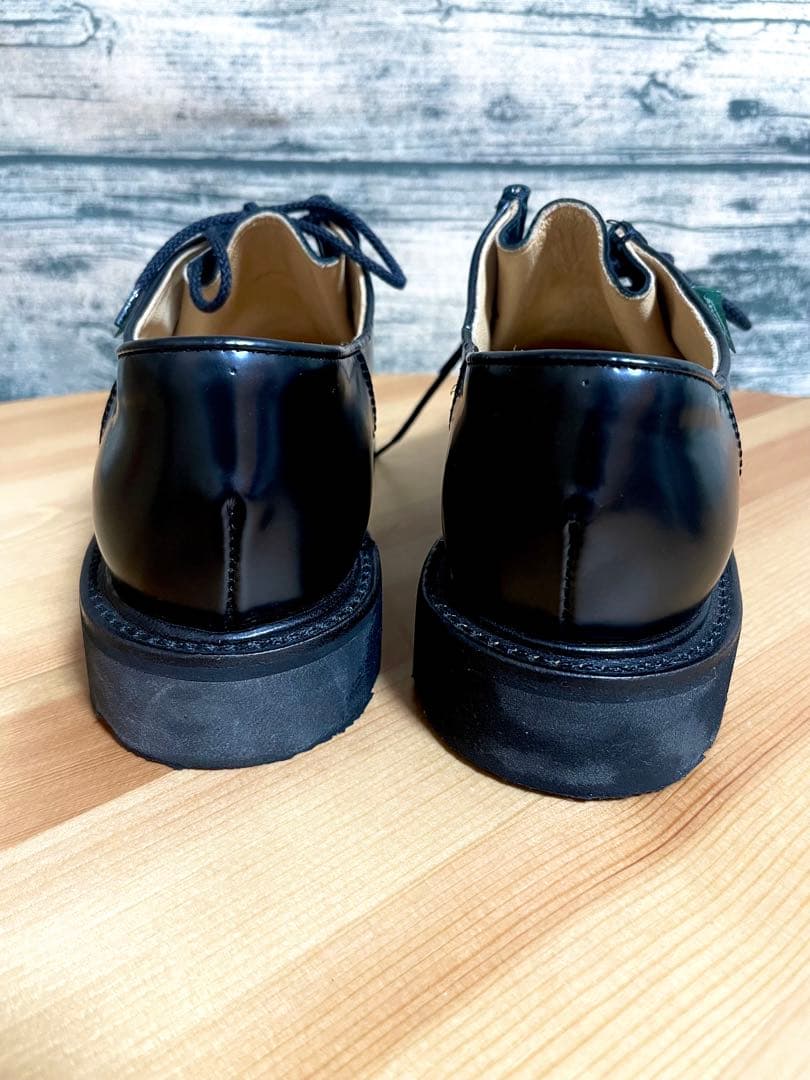 Paraboot MICHAEL ガラスレザー ブラック 4(24cm)ほぼ新品