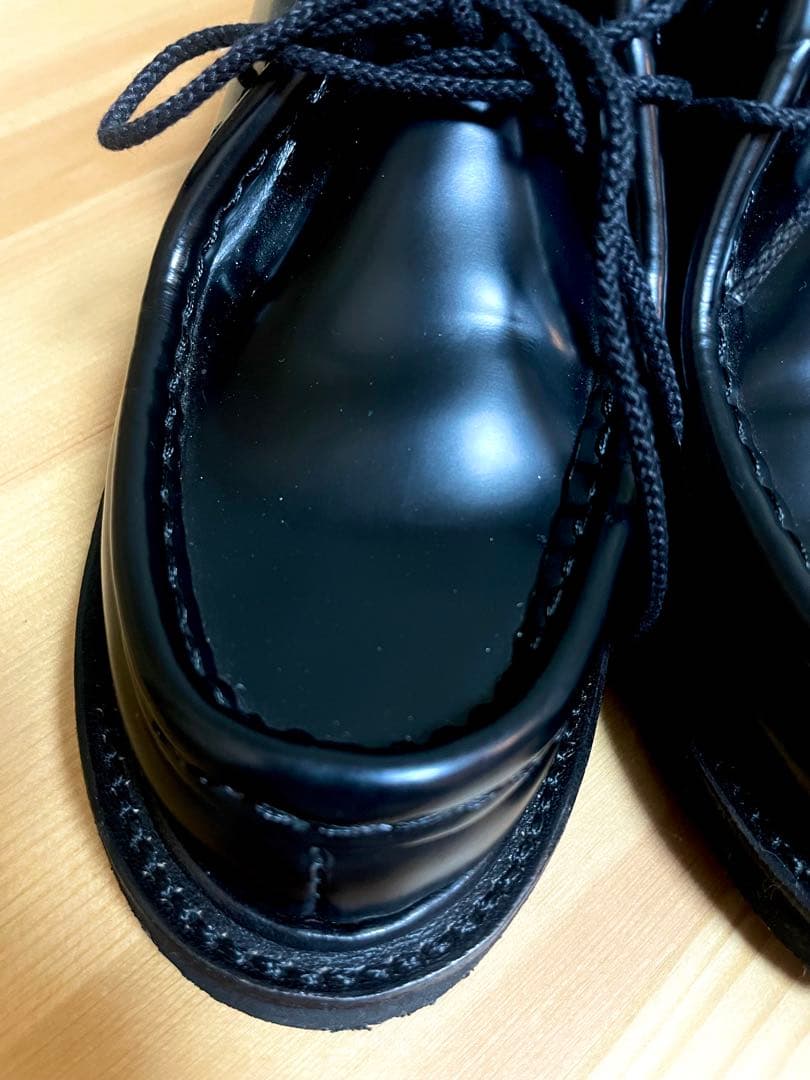 Paraboot MICHAEL ガラスレザー ブラック 4(24cm)ほぼ新品