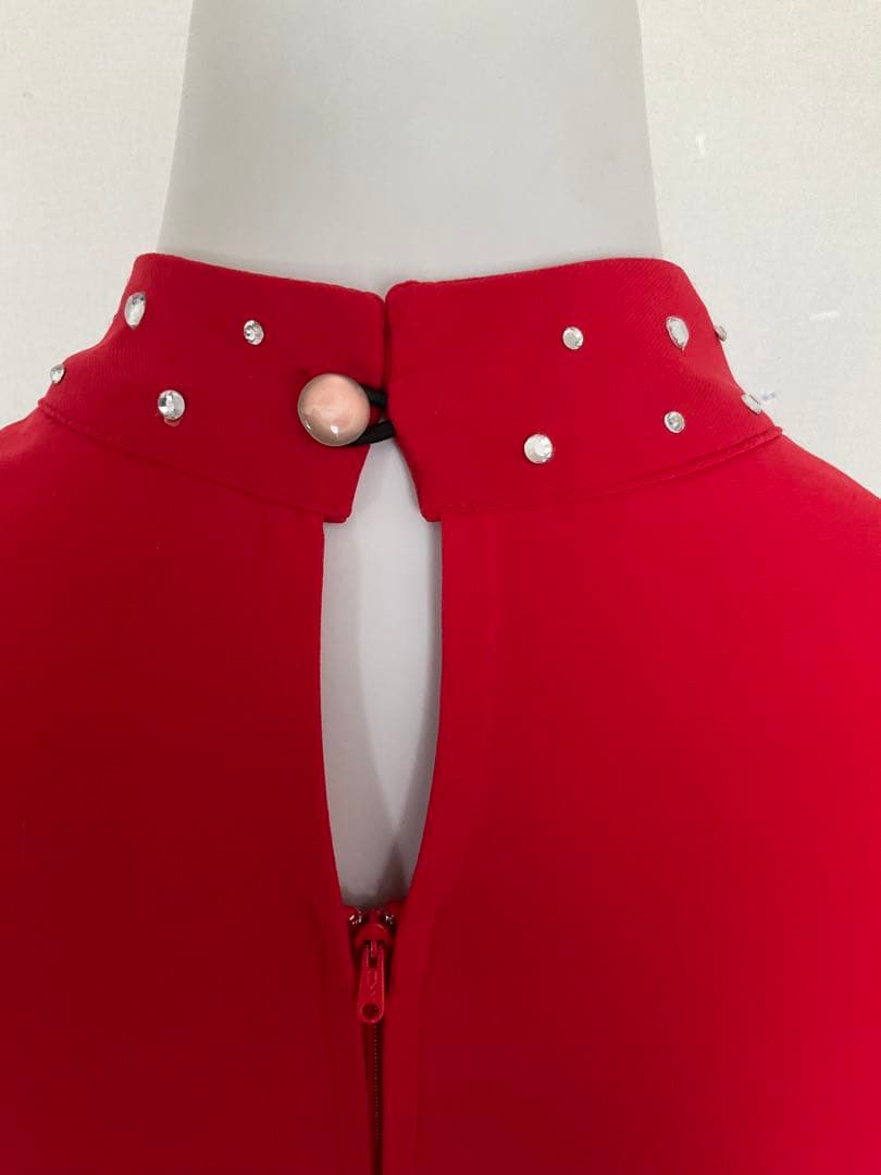 再値下げ‼️社交ダンス　カラオケ　赤黒　Mサイズ〜Ｌサイズ