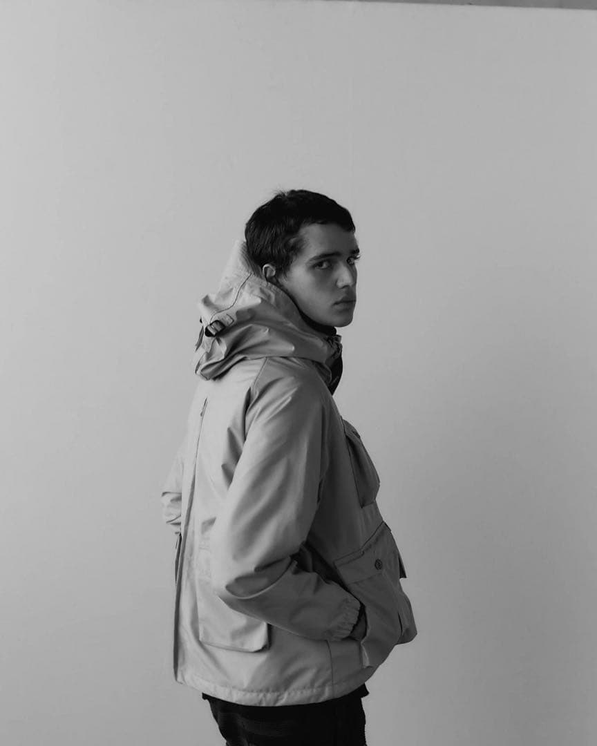 【MODMNT】MIL SMOCK SHORT (BEIGE L)