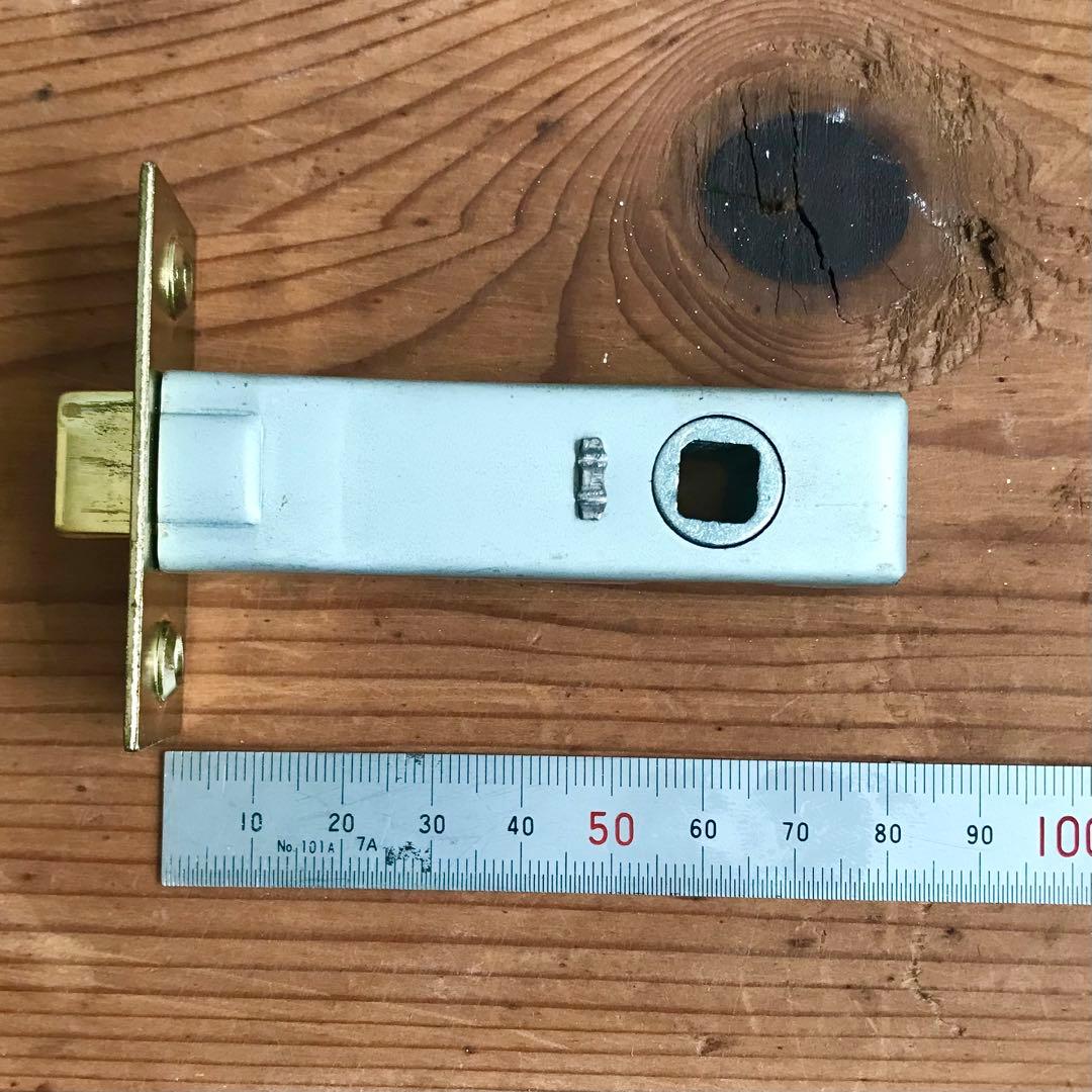 アンティークガラスドアノブ アメリカ 取手 ビンテージノブ ラッチ付き