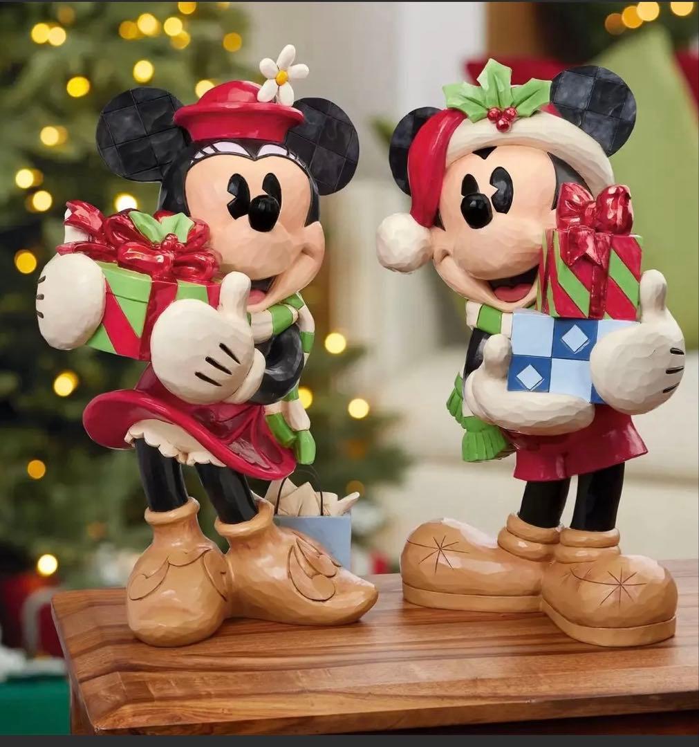 【コストコ　新作】ジム ショア ホリデークリスマス ミニー　フィギュア　置物