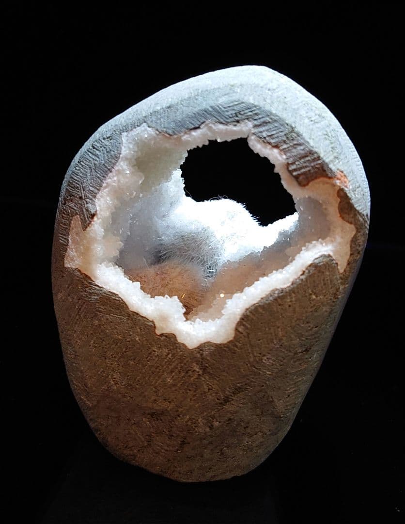 スコレサイト インド産 鉱石 鉱物 ミネラル 標本 原石 母岩付き ④