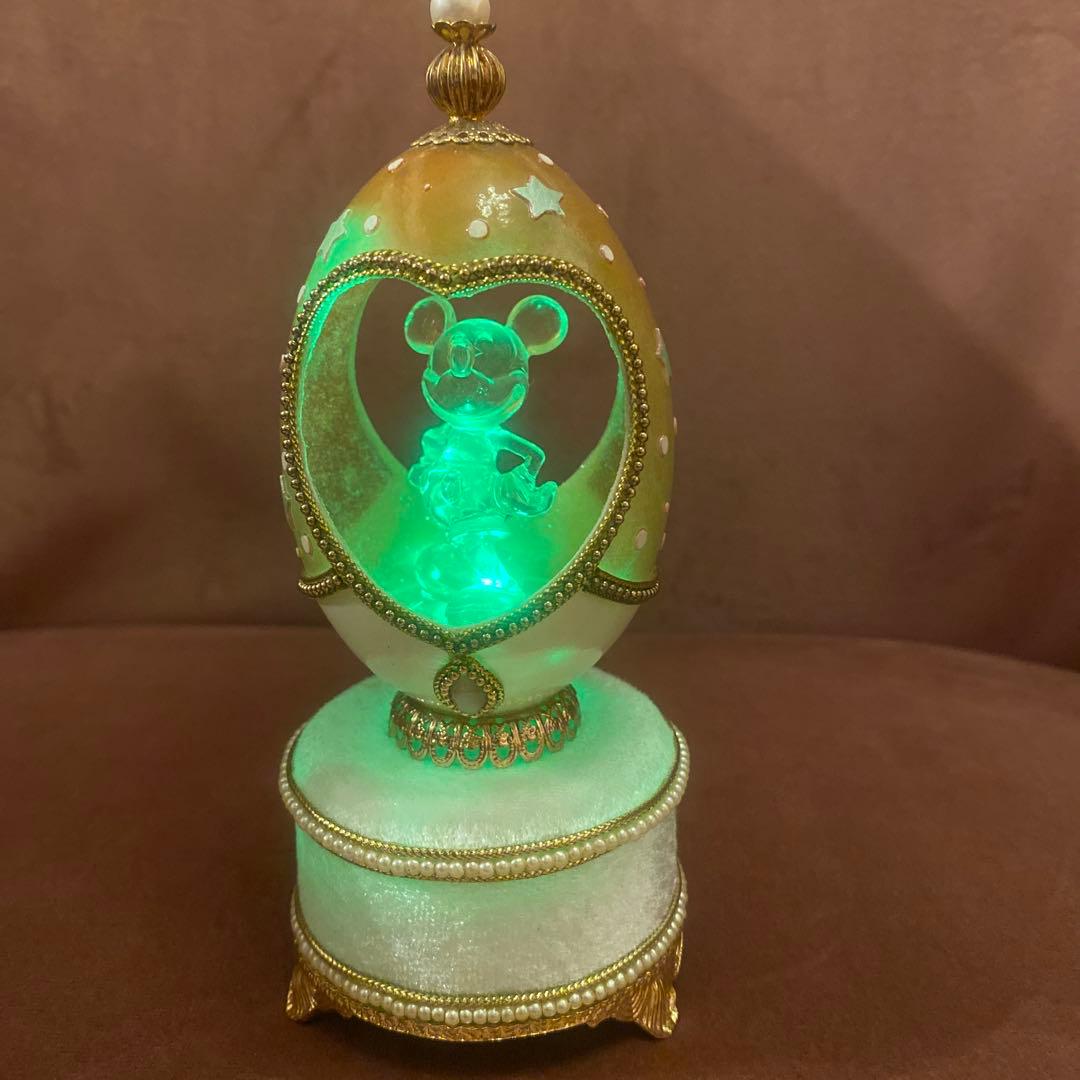 ディズニー　ミッキー エッグアートオルゴール　SANKYO