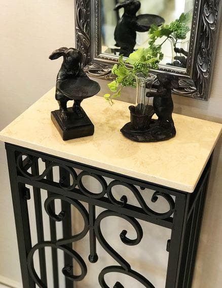 コンソール アイアン 大理石 コンパクト クラシック FM-285SS