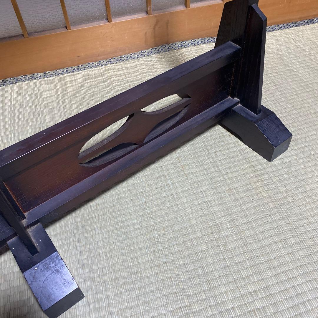 茶道具　②木枠　　※①銅羅とバチ（別売り） ①と②はセット販売です