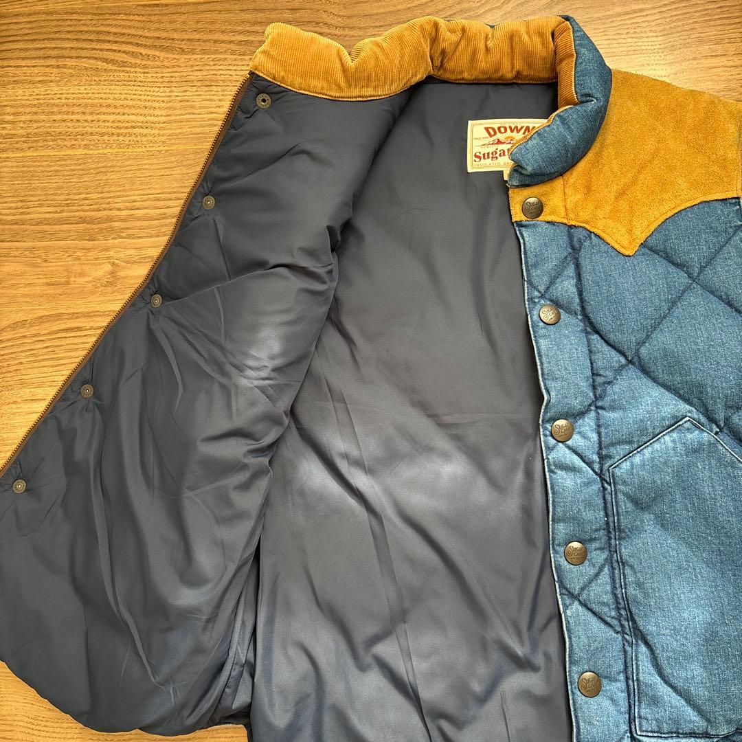 sugar caneデニムベストM