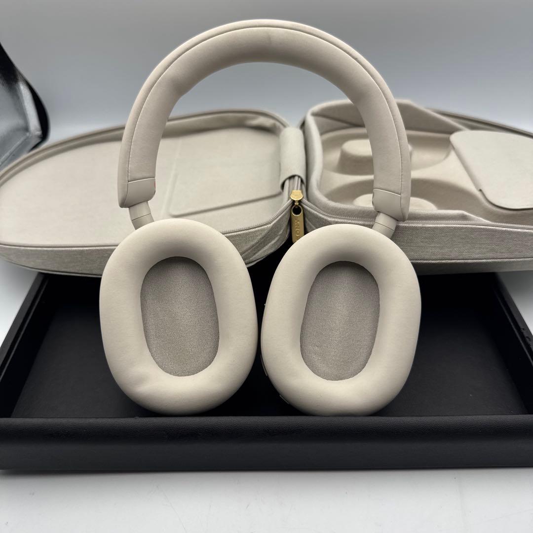 SONY ワイヤレスヘッドホン グレー ケース付き