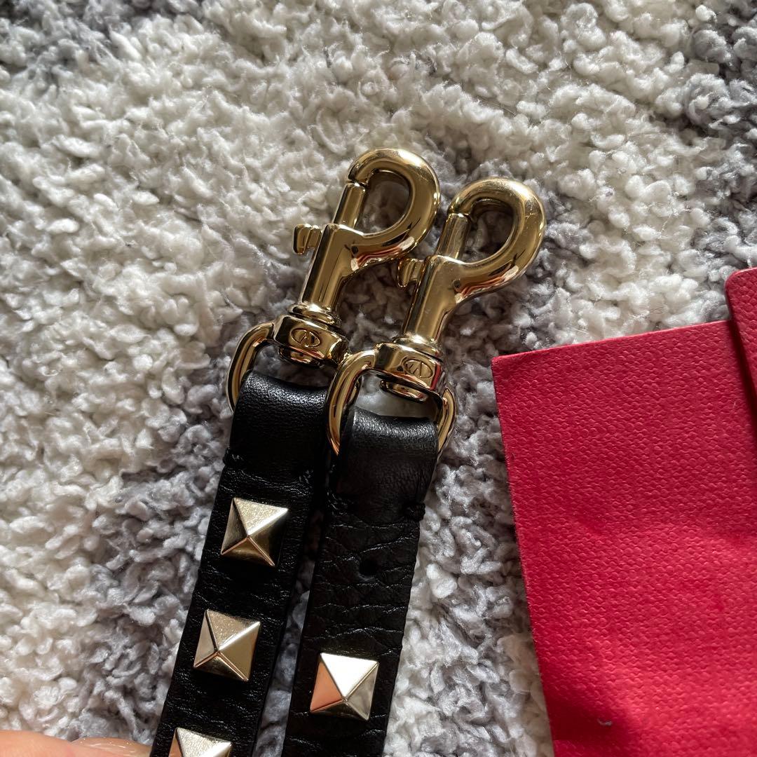 超美品　VALENTINO ヴァレンティノスタッズ付きショルダーバッグ2WEY