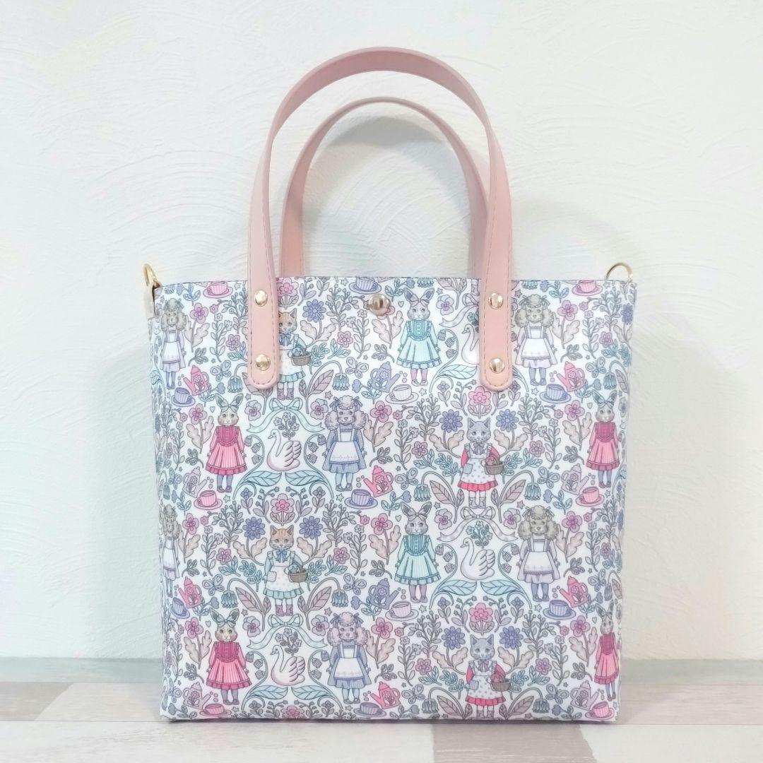 専用☆サテン生地バッグ＋ミニポーチ＆ズレてるかも？ポーチ☆ジョリーフルール