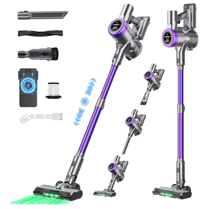 定価¥25999 新品コードレス掃除機 2025最新モデル 強力吸引 LED液晶