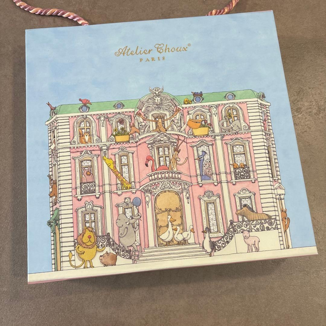 Atelier Chouxアトリエシュウおくるみ　動物デザイン　ボックス