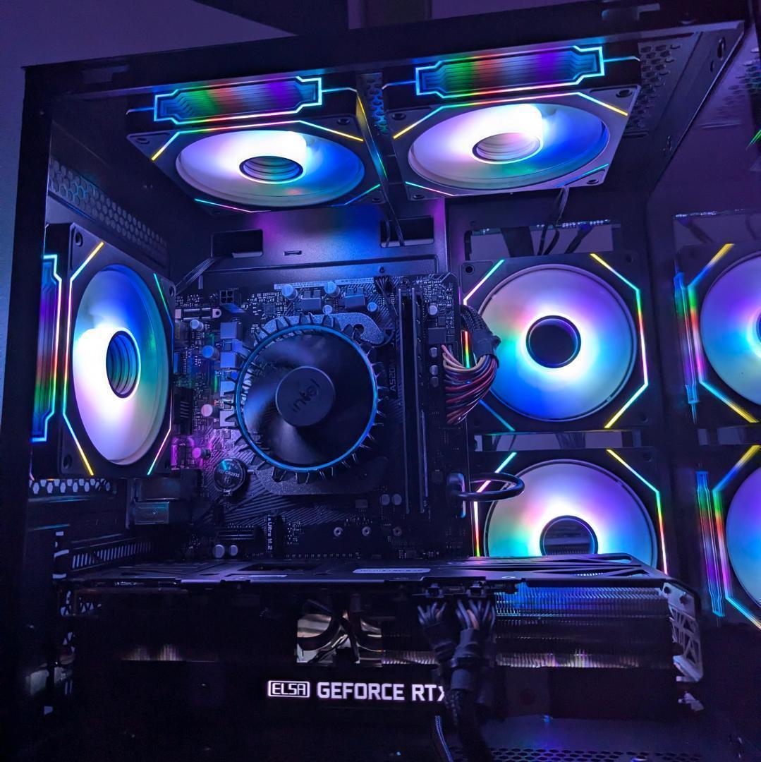 【TITANIUM】✨高性能✨黒い光る✨ゲーミングPC✨RTX3080