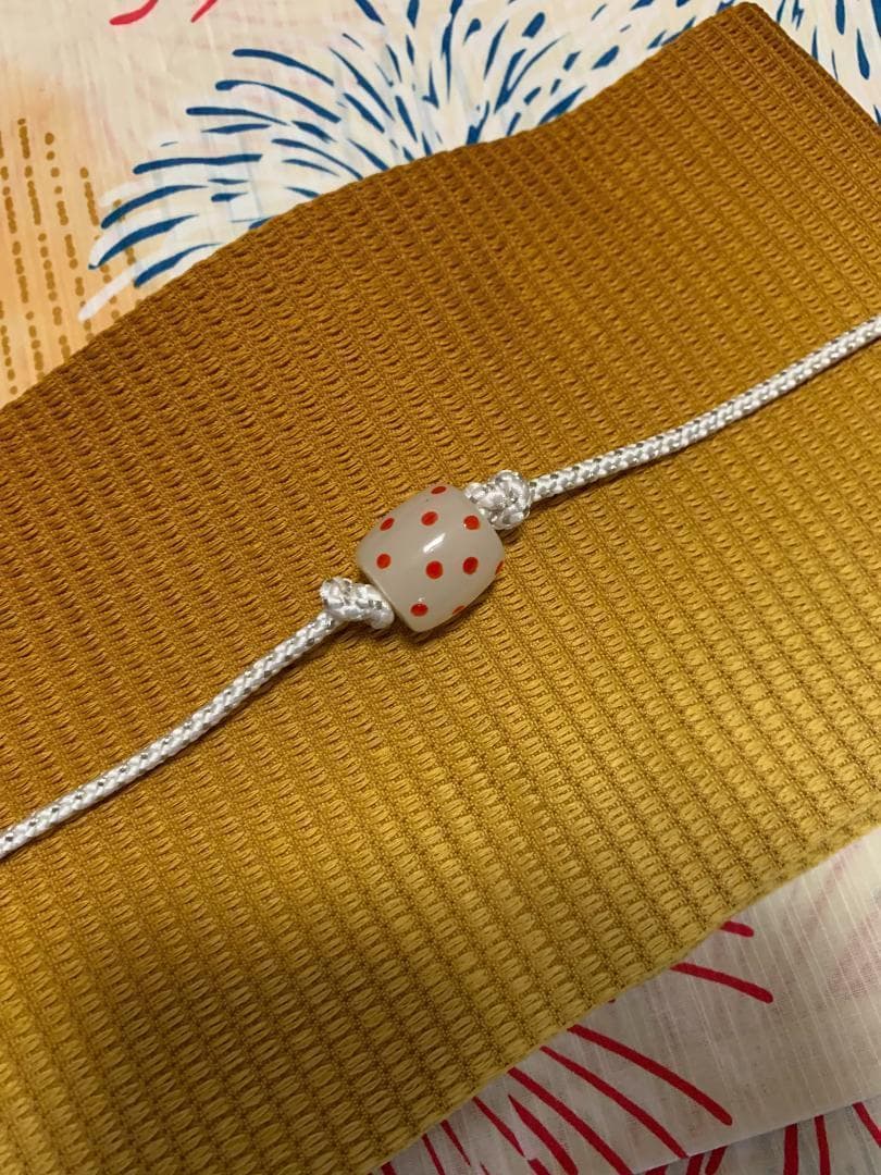 画像四枚目帯締め+画像桃帯色違い赤帯つき◆最高級国産染◆高級綿変わり織り◆