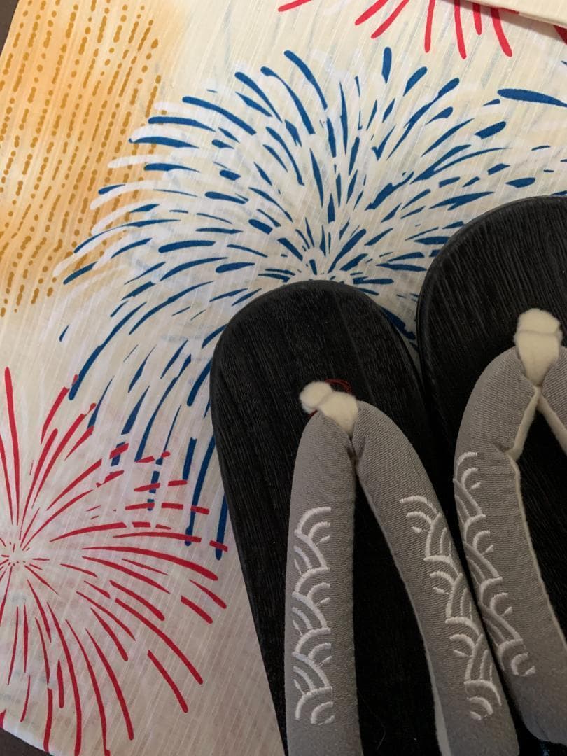 画像四枚目帯締め+画像桃帯色違い赤帯つき◆最高級国産染◆高級綿変わり織り◆