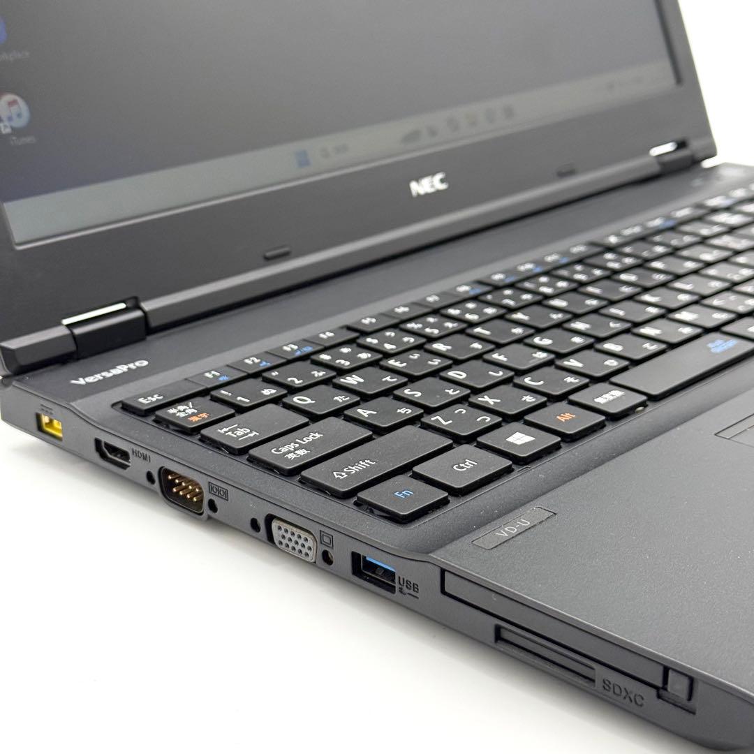 NECノートパソコン i7 16GB 新品SSD512 カメラ DVD テストA