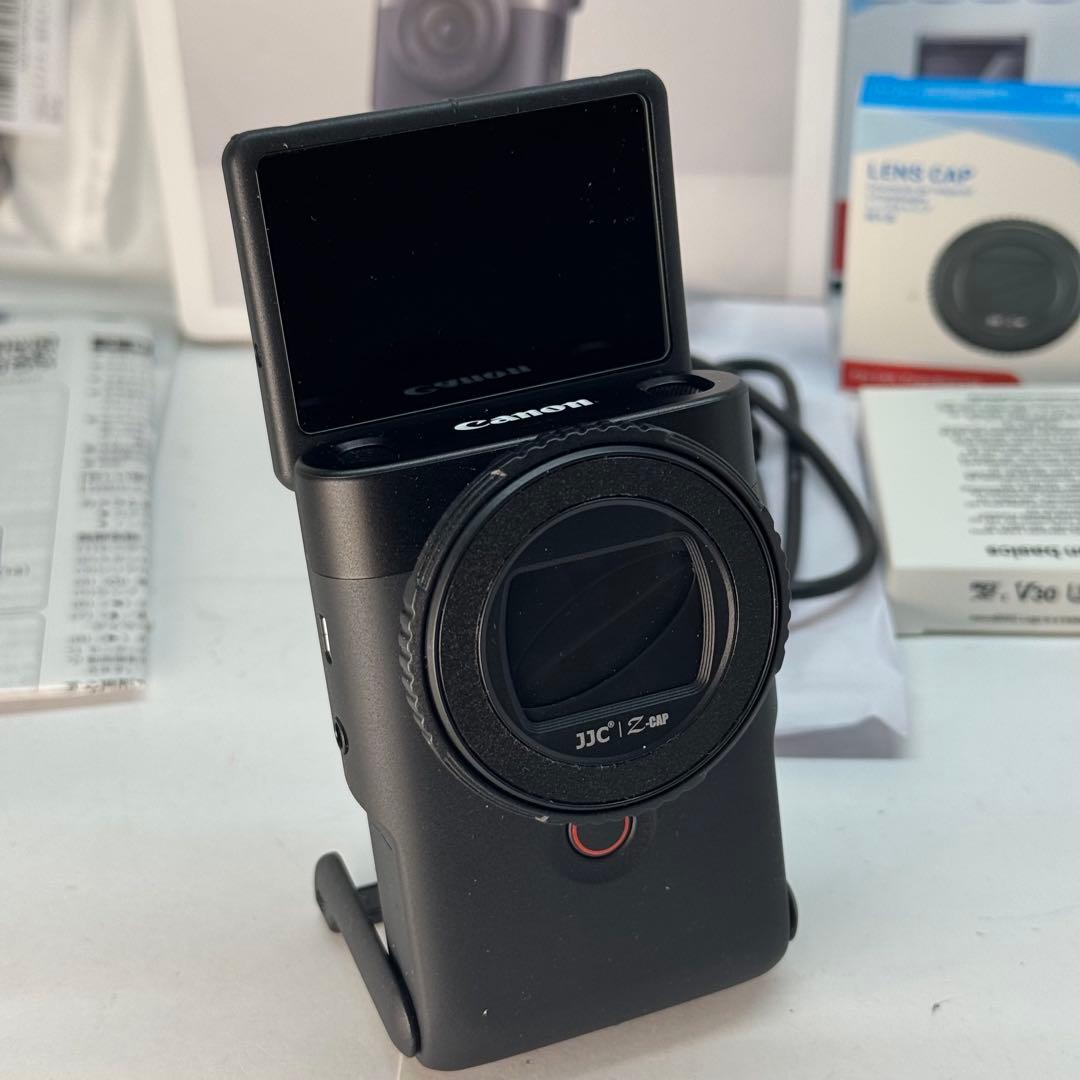 447＊Canon PowerShot V10 ブラック 付属品多数 美品 SD