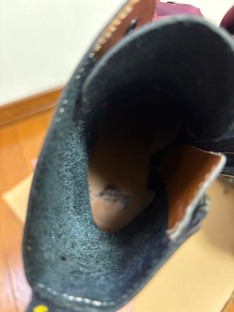 ドクターマーチン　サイドジップ　ブラック　UK4 23cm リボン　sadie