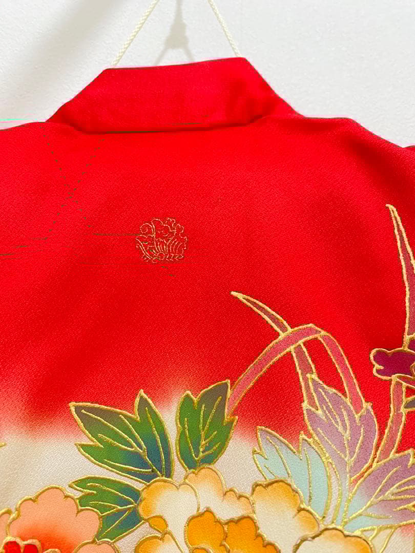 寿光織　女の子お宮参り　一つ身着物