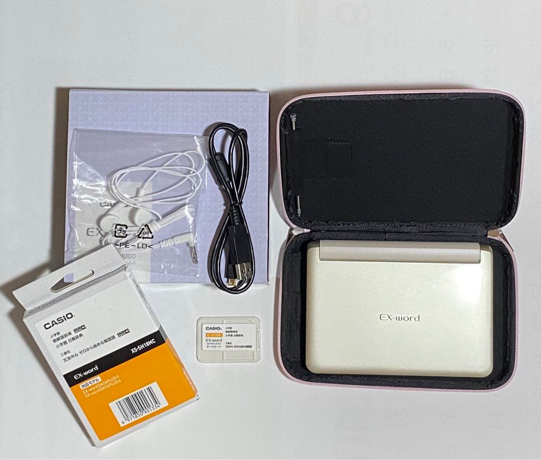 美品 CASIO XD-U6500GD 電子辞書 韓国語ソフト込み