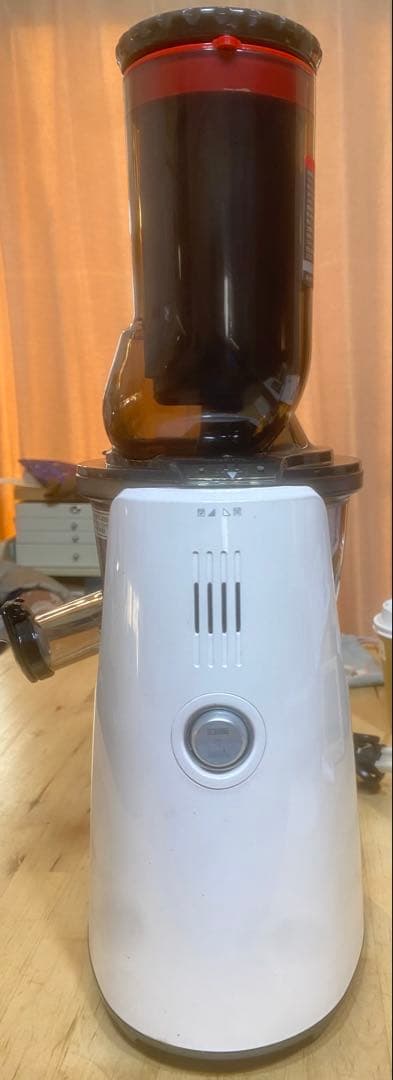 kuvings クビンスホールスロージューサーレッドJSG-721ホワイト