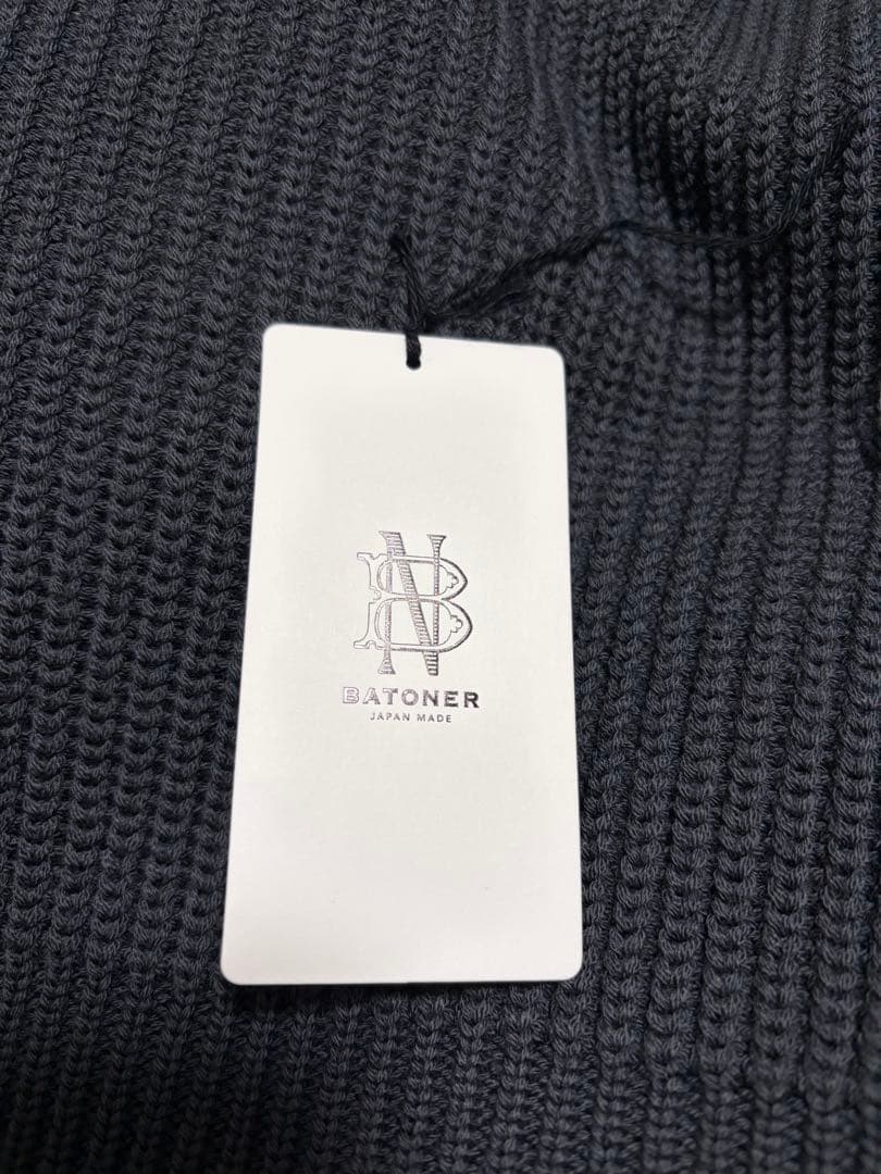 BATONER ドライバーズニット　サイズ1 チャコール