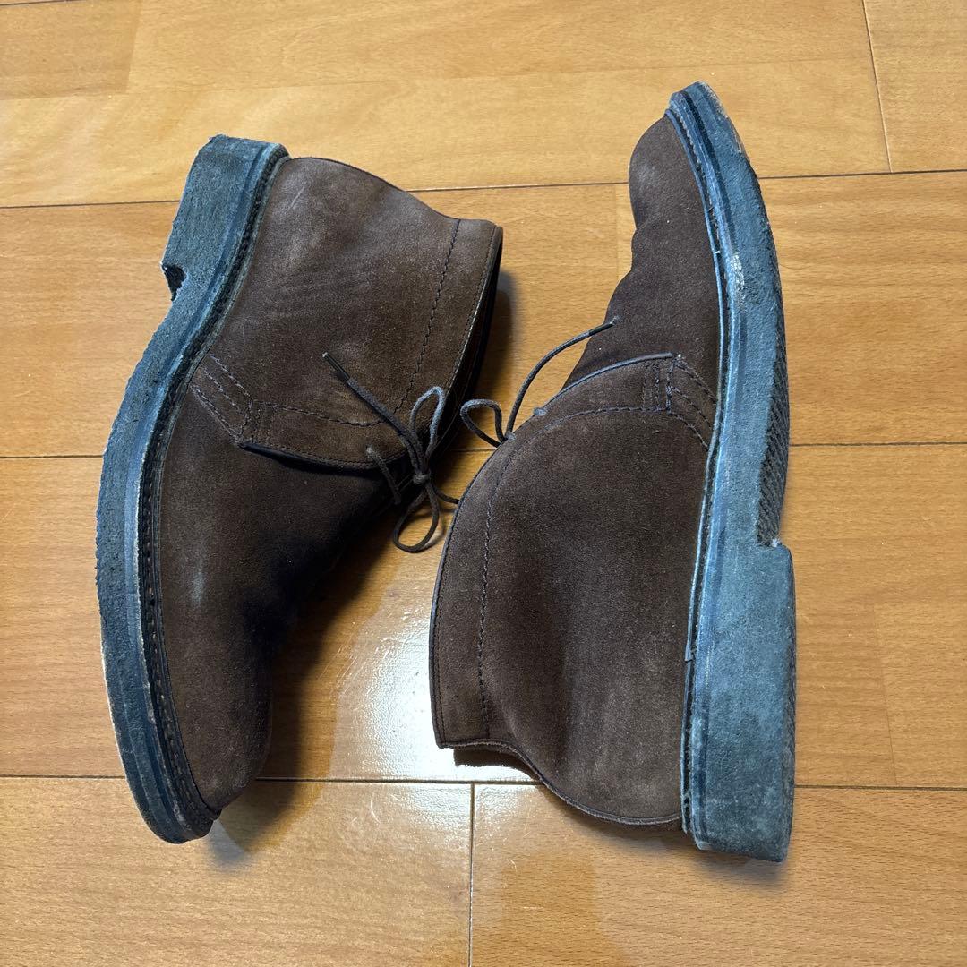 限定コラボユナイテッドアローズ×オールデン チャッカーブーツ7.5別注ブラウン