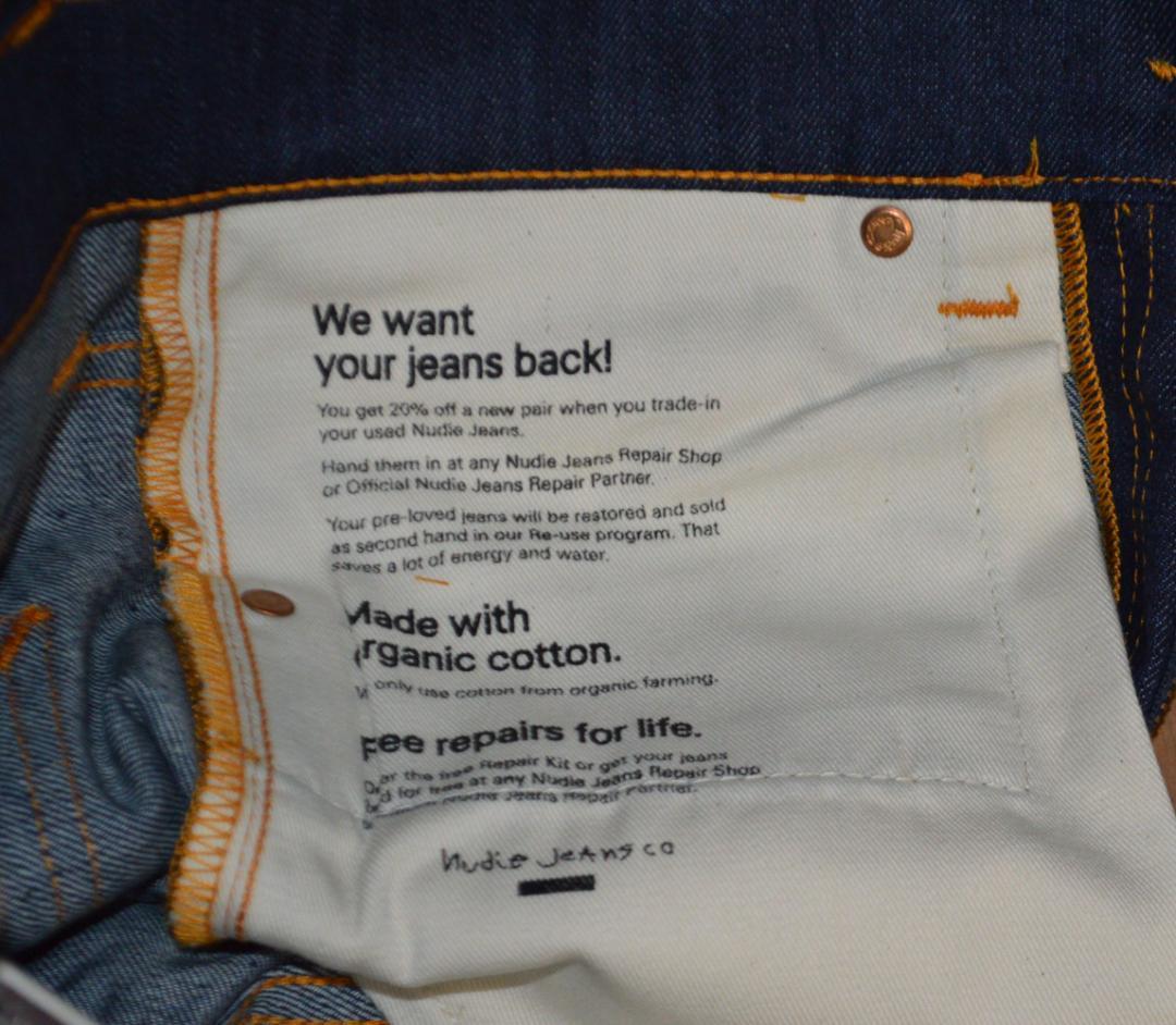 新品 Nudie Jeans Lean Dean Dry Ecru 30/30
