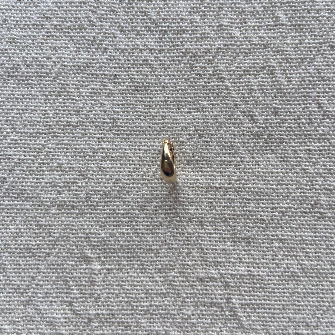 ete⭐︎ フープピアス片耳⭐︎K10イエローゴールド