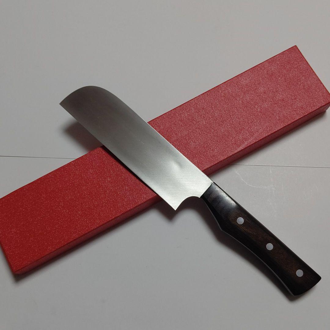 片刃包丁 ステンレス鎌薄刃 北岡英雄作