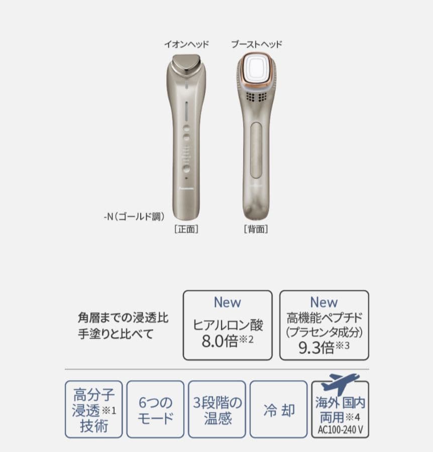 Panasonicイオンブースト マルチ EH-ST0A-N