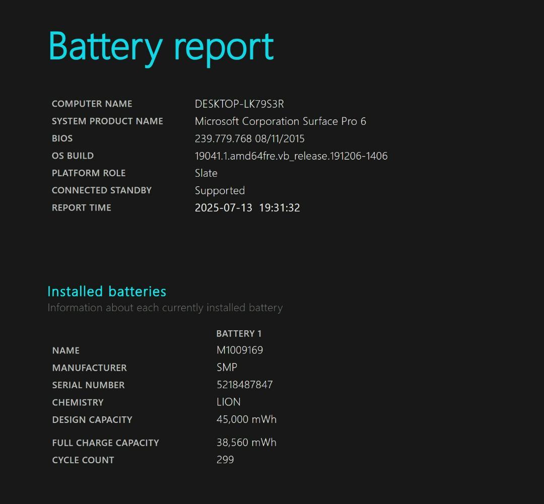 【超美品】Surface Pro6 i5 8G 128GB タイプカバーおまけ付