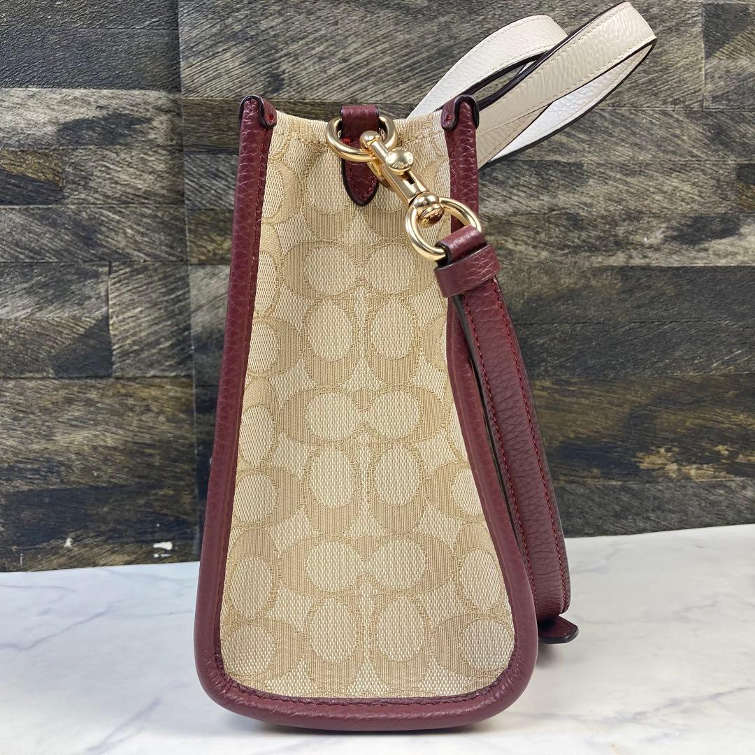 極美品 コーチ デンプシートートバッグ C7083 ショルダーバッグ 2way