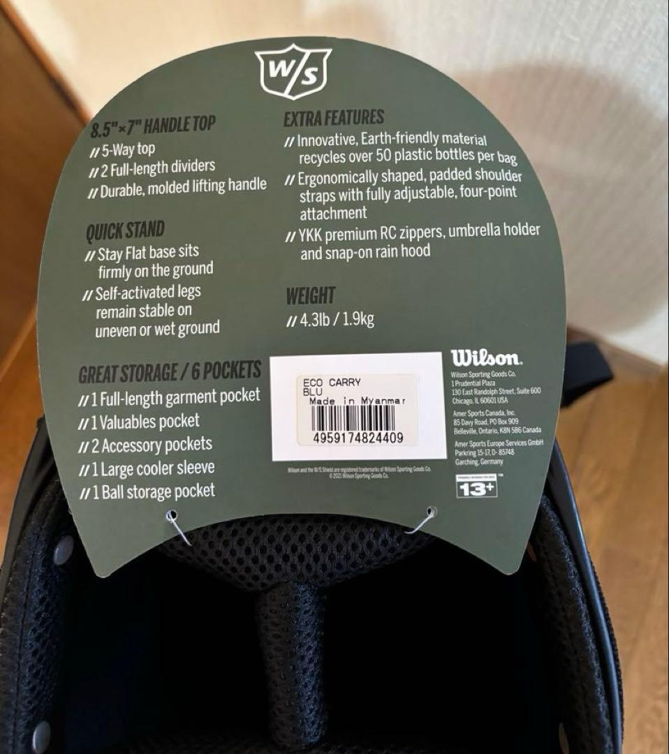 ウィルソン　スタンドゴルフバッグ