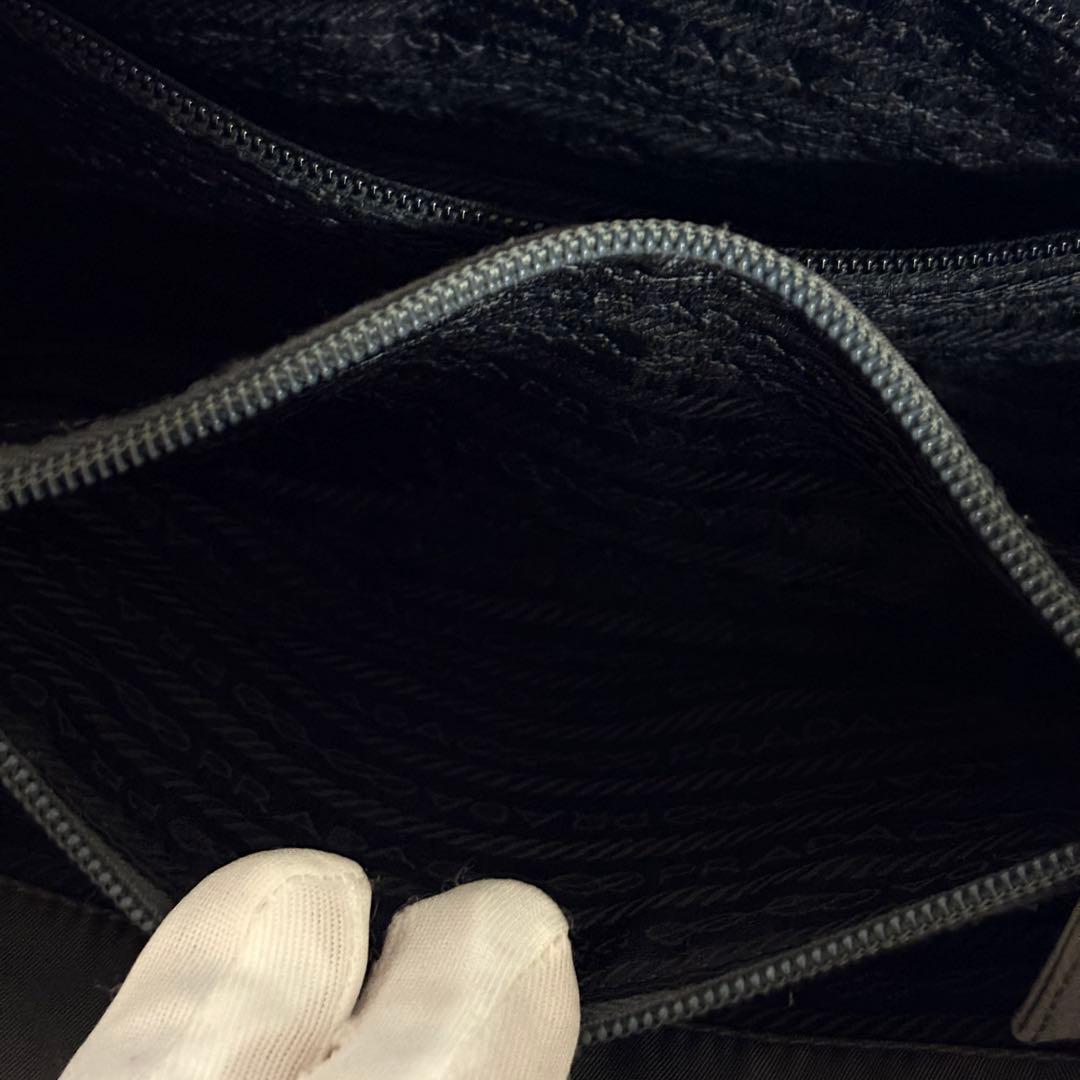 美品PRADAテスートアルデシア トートバッグ グレー A4可保存袋付き